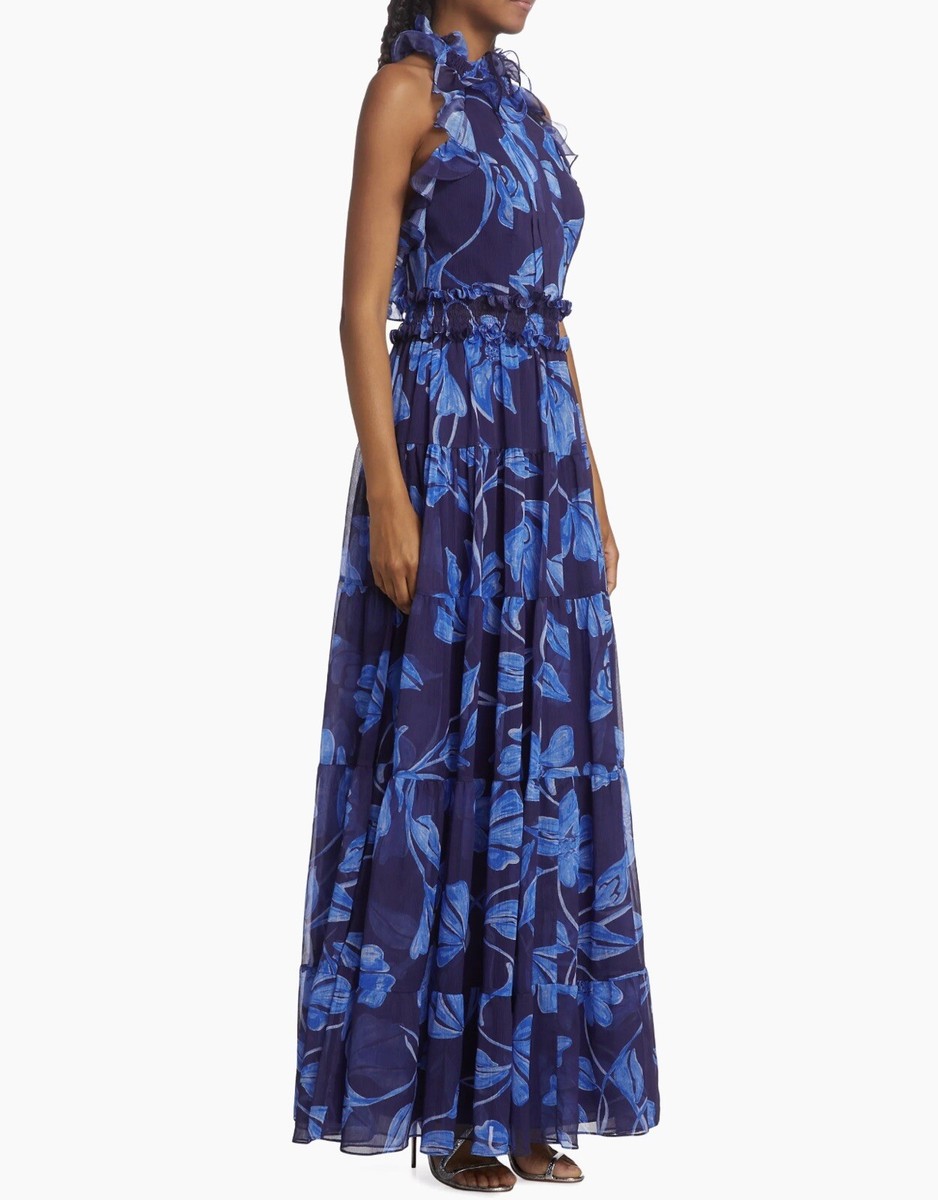 green floral maxi dress for wedding Green Floral Flowy Dress
