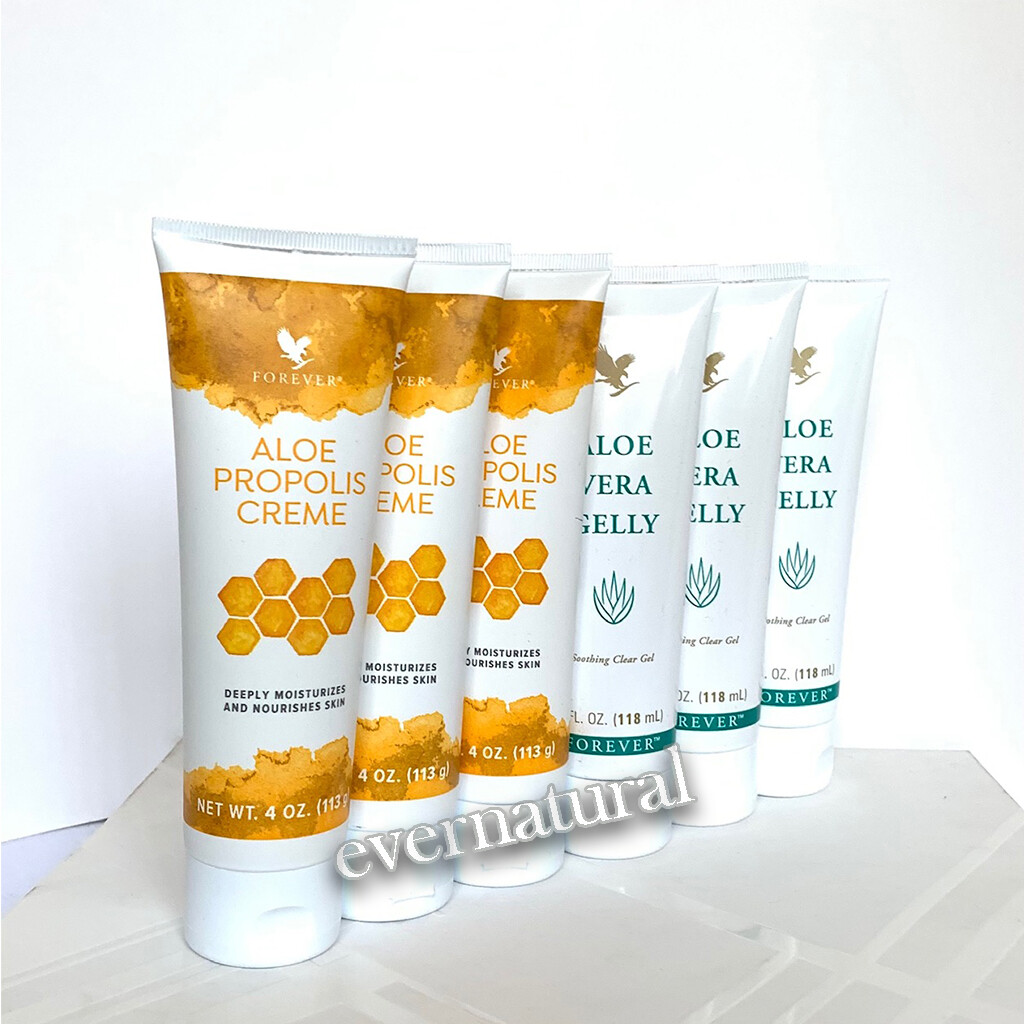 Bulk of 3 tubes Forever Aloe Vera Gelly & 3 tubes Aloe Propolis 4