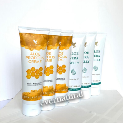 Bulk of 3 tubes Forever Aloe Vera Gelly & 3 tubes Aloe Propolis 4