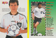 Bravo Sport 97 Karta kolekcjonerska Andreas Möller Borussia Dortmund z autografem