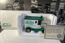 Fuller Brush 1920  s Delivery Truck Die cast Coin Bank Vintage New In Box W/ COA