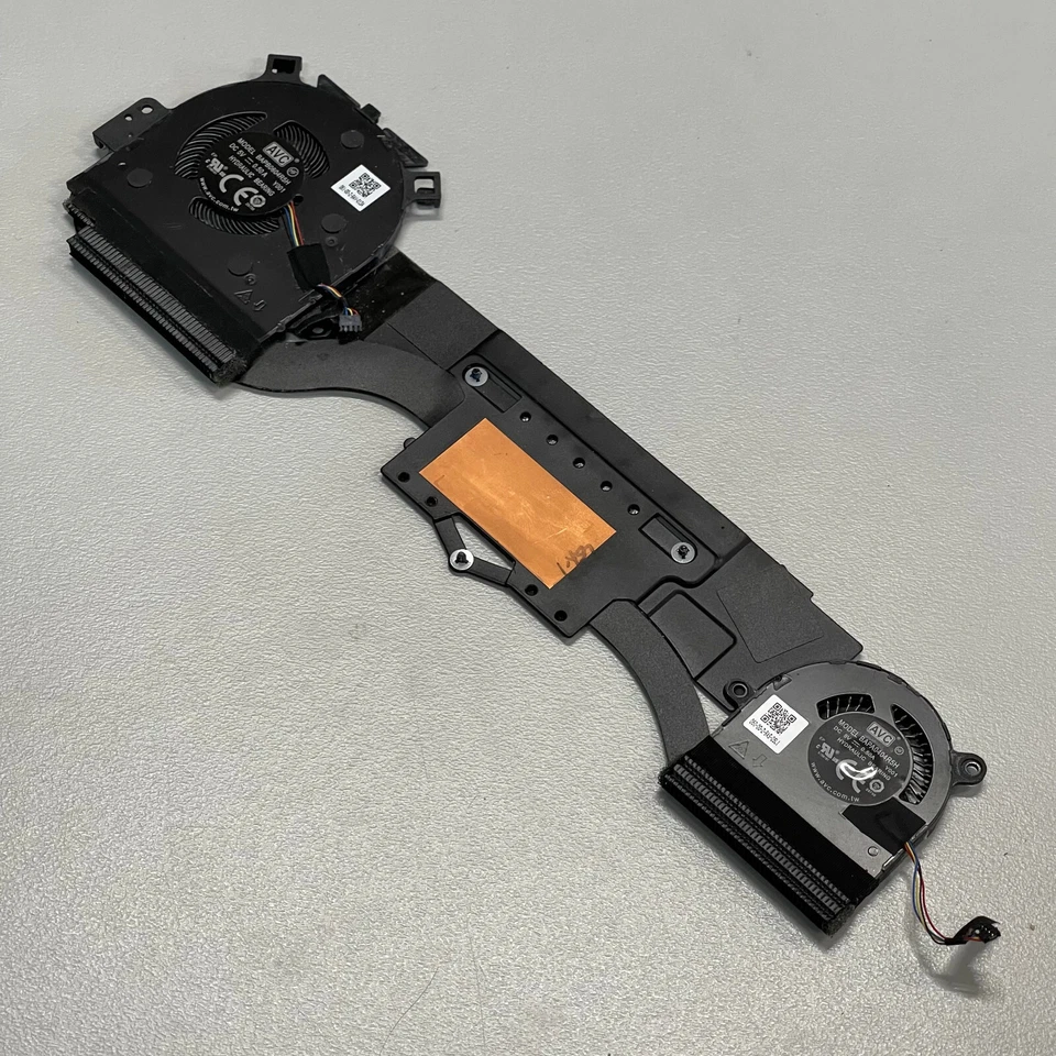 OEM Lenovo Yoga C940-14IIL GPU CPU Heatsink Fan Assembly 5H40S19974 AT1ED001VV0 - Image 2 of 4