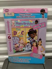 Doc McStuffins Scene Setter Happy Birthday Party Disney Wall Decor Kit 6 Feet 