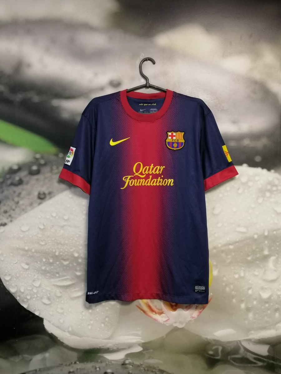 Barcelona 2012 - 2013 home football shirt jersey camiseta Nike #8