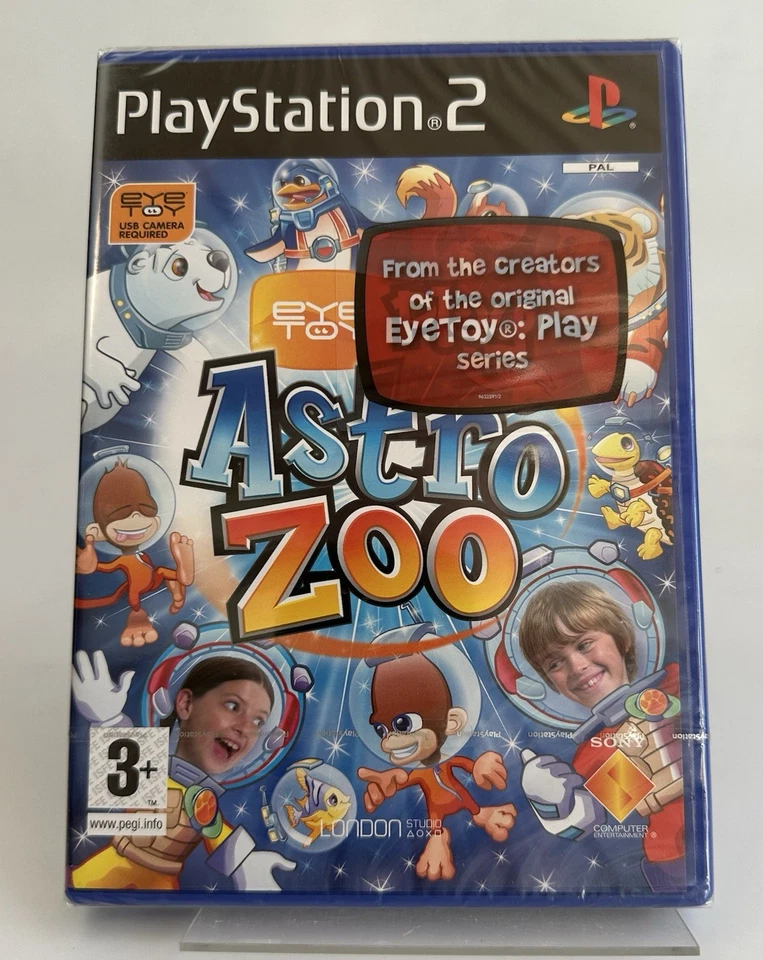 EyeToy Play Astro Zoo Sony PlayStation 2 Ps2 Game