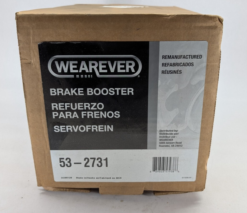 Power Brake Booster Wearever / Cardone 53-2731 Remanufactured