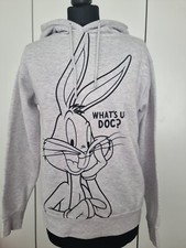 Looney Tunes Grey Hoodie Ladies Size 6/8 Teens