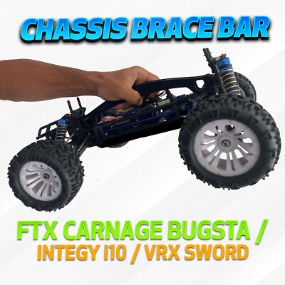 FTX Carnage Bugsta Integy Chassis Bash Brace Bar Alloy Carbon Plate Kit Cover