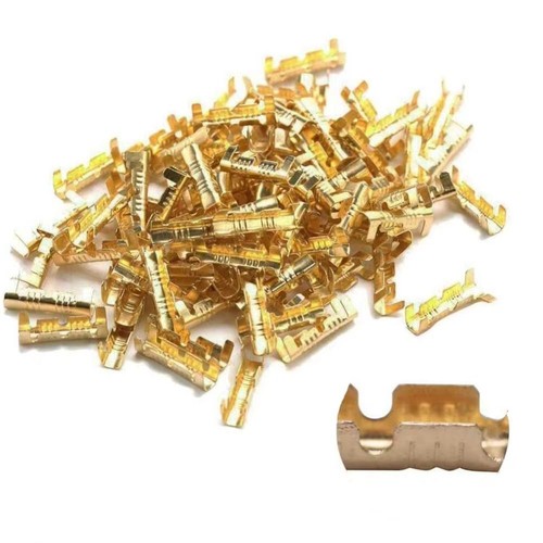 100Pcs Small Tooth Wire Quick Connector Terminal 453 Cable Connectors - Picture 3 of 12
