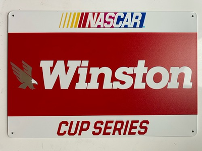 #ad #ad NASCAR Winston Cup Racing Sign Daytona Speedway Metal Sign Wall Art $17.85