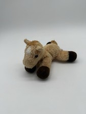 Aurora Horse Plush 6" Brown Pony Black Mane Stuffed Animal Toy