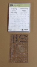 Stampin Up MILESTONE MOMENTS Stamp Set Retirement Baby Birthday Anniversary-NEW