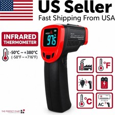 LCD Digital Non-contact Laser IR Infrared Thermometer Temp Meter Temperature Gun