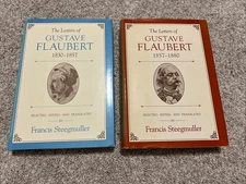 THE LETTERS OF GUSTAVE FLAUBERT 2 Volume Set By Francis Steegmuller Hardcover