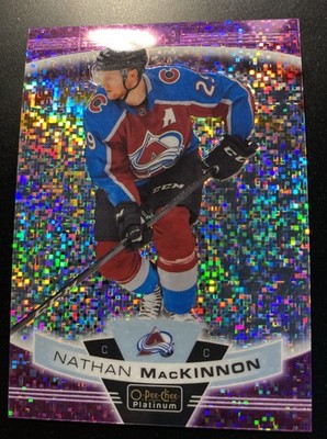 2019-20 O-Pee-Chee Platinum Violet Pixels Nathan MacKinnon /399 🔥