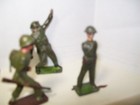1940s Lead 3   WWII Soldiers, great detail, fair condition, fine collectibles — photo 3