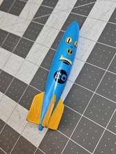 The Original Toypedo Blue 5" Pool Toy Vintage Swimways Blue Monkey Graphic