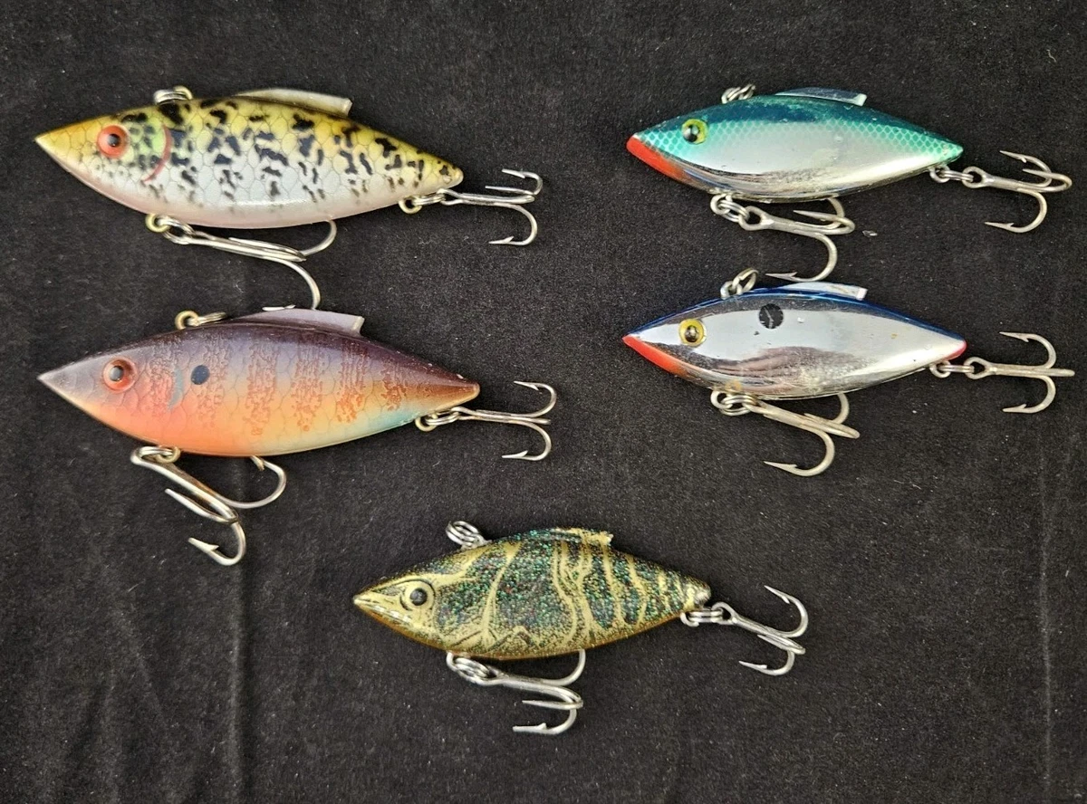Ancien Rat-L-Trap RT-05 – Gris Tache Noire – Crankbait Plongeant – Occasion US