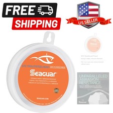 STS Trota/Testa d'Acciaio Acqua Dolce 100% Fluorocarbonio Guida Lenza da Pesca, Multipl...
