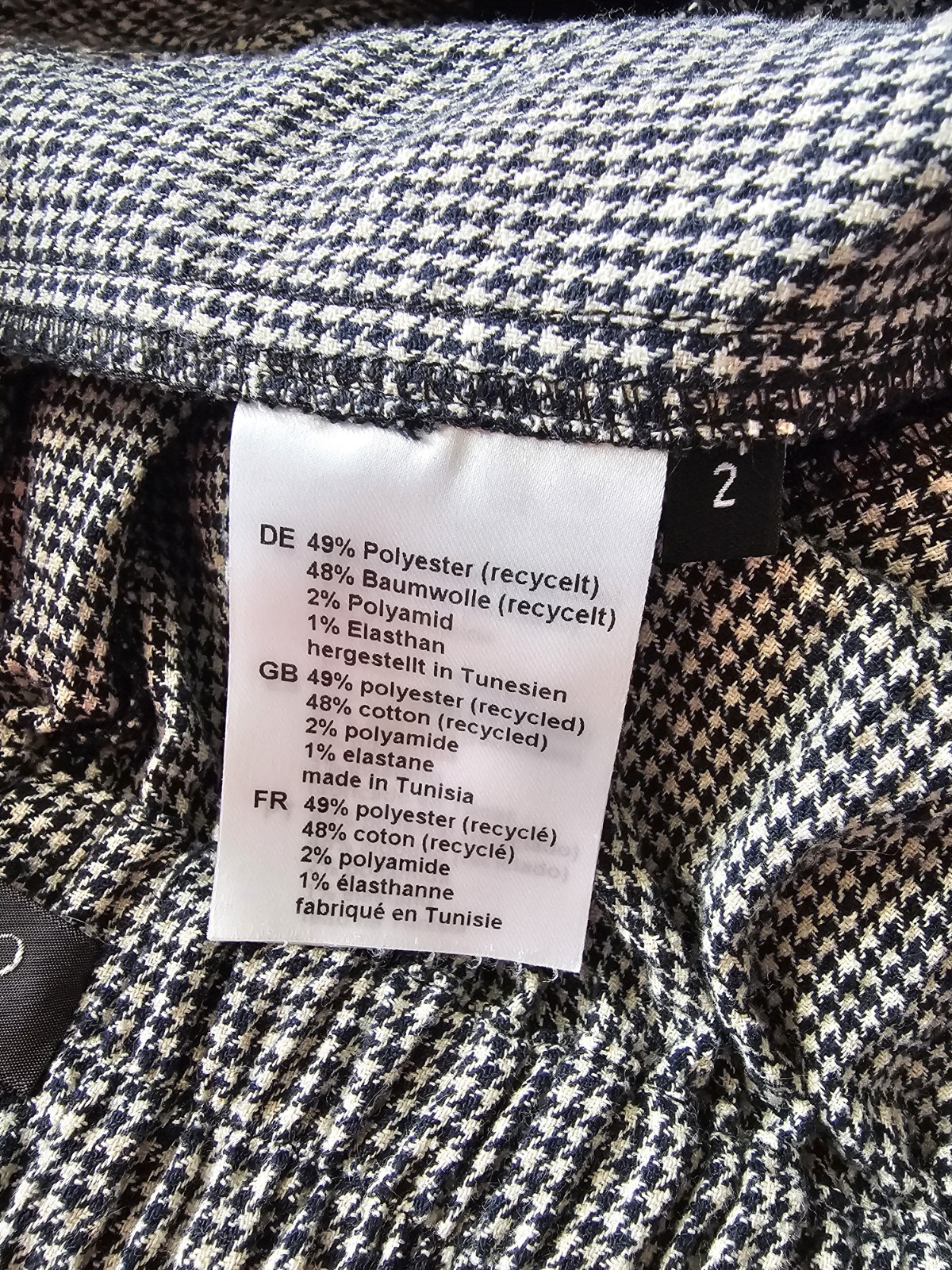 Elemente Clemente Herringbone Geisha Cropped Pant… - image 7