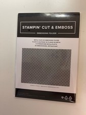Stampin' Up METAL PLATE 3D Embossing Folder - Brand New