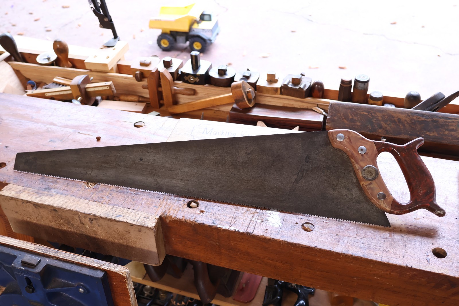 Henry Disston D-95 8 PPI Rip Full Size Hand Saw