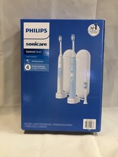 Philips Sonicare Optimal Clean Electric Toothbrush 2 Pack HX6829/77 New Open Box