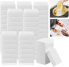 50Pack Magic Sponge Eraser, 2X Density Melamine Sponge Foam, Extra Thick and Lon
