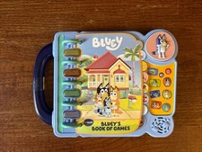 VTech 80-541200 Bluey Bluey's Book of Games Plays Music, Lights Flash & Talks