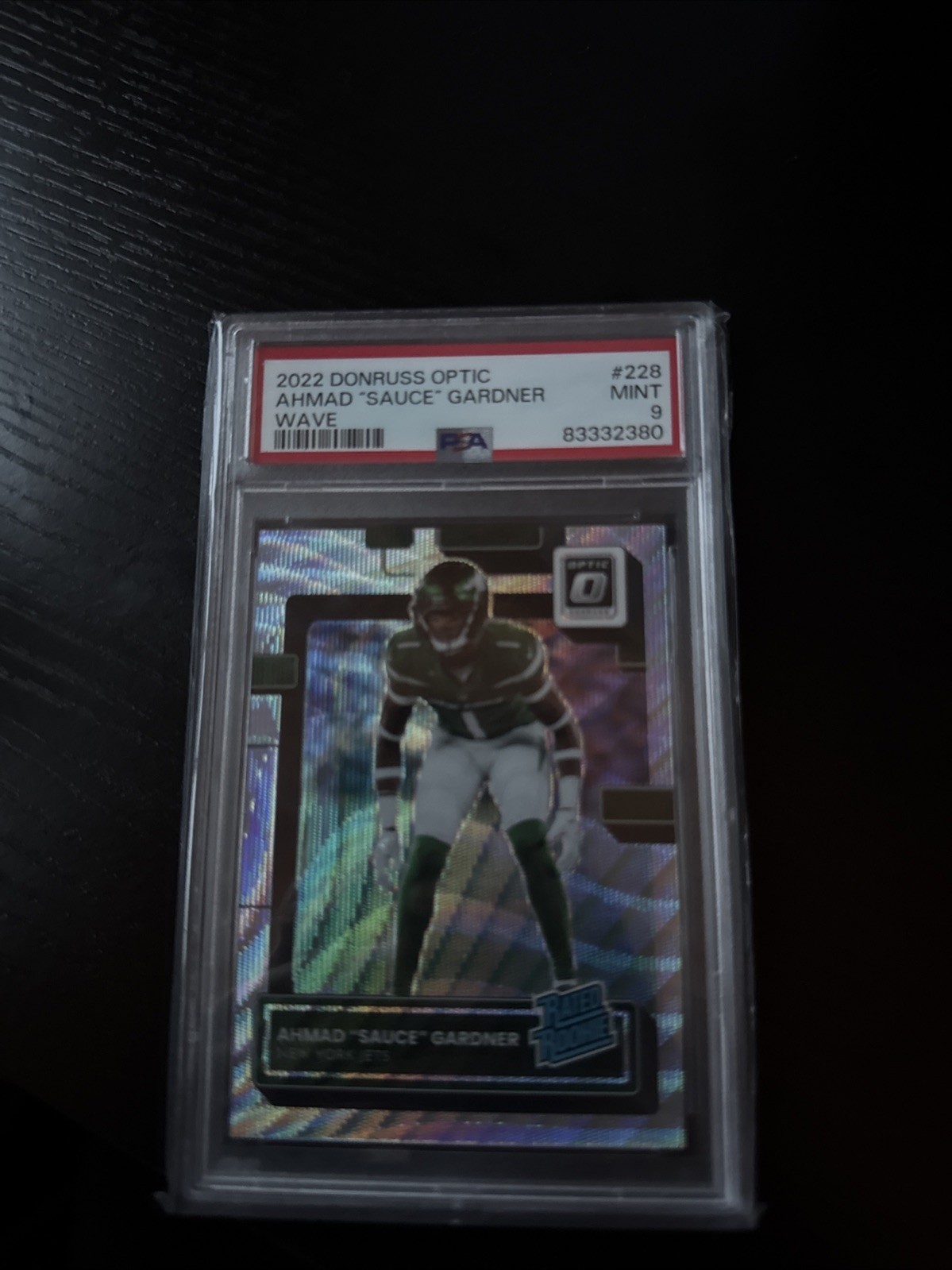 2022 Panini Donruss Optic - Rated Rookie Ahmad Gardner #228 Wave Prizm /300 (RC)