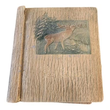 VTG 70'S Post Card Elk Wildlife Outdoors Postcard Album Refillable EMPTY