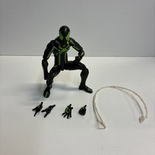 Big Time Spider-Man Marvel Legends 80th Anniversary Green Suit w  4X Hands & Web