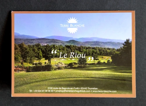 vtg - Golf scorecard - TERRE BLANCHE GOLF RESORT - Hotel & Spa - France