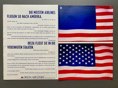 Delta Airlines Vereinigten Staaten 1994 Vintage Ad Werbung Reklame