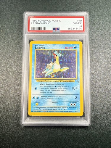 Lapras (Unlimited) graded PSA 4 for sale on eBay
