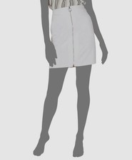  197 I.N.C. International Concepts Women's White Zip-Front Pocket Mini Skirt XL