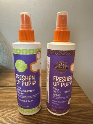 Scentsy Fresh Up Pup Oatmeal & Aloe and Black Raspberry Vanilla, brand new