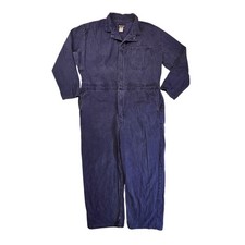 Bulwark FR Men 48 Reg Coveralls 9.3 ATPV Blue Flame Resistant Protective Apparel