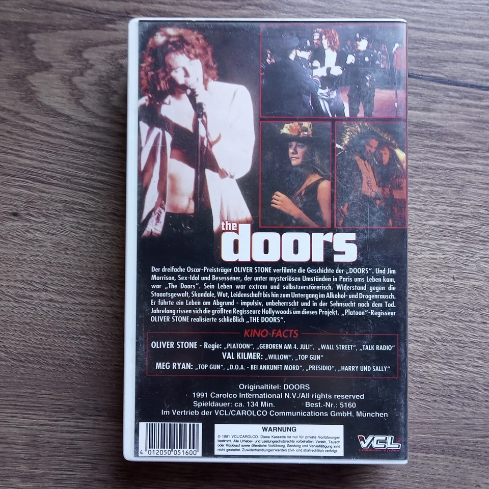 THE DOORS - Oliver Stone - VHS Videokassette - Bild 2 von 2