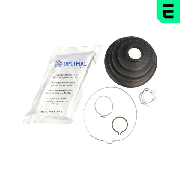 Faltenbalgsatz Antriebswelle Optimal CVB-10401CR Gummi FüR Audi Quattro 85 80 B2-image