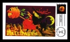 DR JIM STAMPS US COVER HALLOWEEN JACK O LANTERNS FIRST DAY ISSUE PANDA CACHET