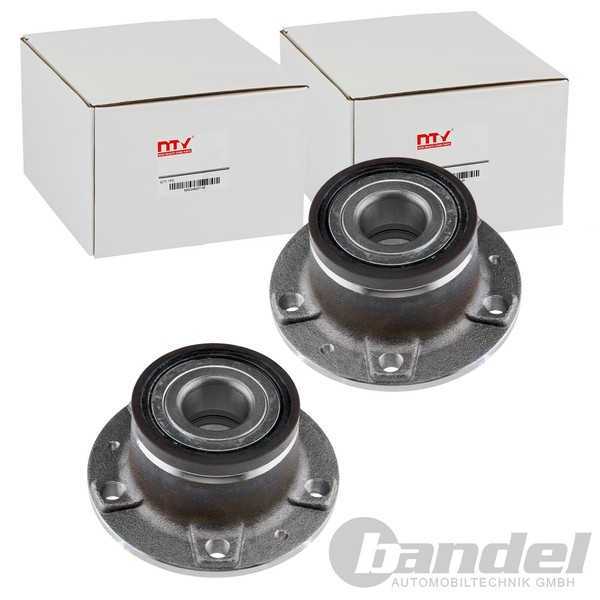2X NTY RADLAGER-SATZ Hinten Beidseitig Passend FÜR Peugeot 407 RCZ | KLT-PE-024-image