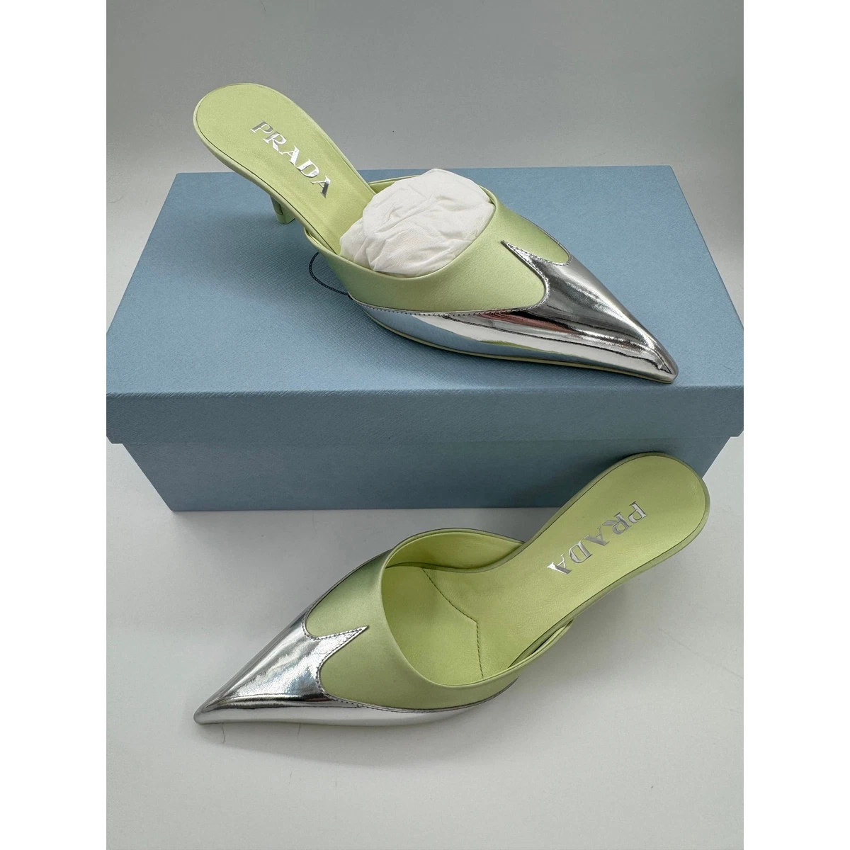 PRADA Women's Silk Heels for sale | eBay