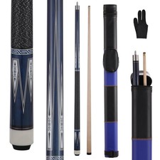 10mm11mm12mm13mm Billiard Pool Cue Stick Set, 20 oz 58 inch Canadian Maple Cu...
