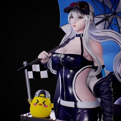 Enterprise Wind Catcher Garage Kit  Azur Lane  1:8 Resin Anime Figure