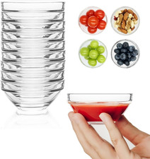 Mini Glass Bowls, 3In 2.5Oz Small Prep Bowl, 10 Pack Dipping Bowls, Sauce Bowls