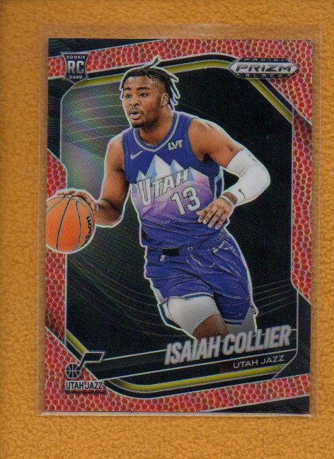 Isaiah Collier 2024-25 Panini Prizm Black Rookie Basketball Prizm RC #32 /225
