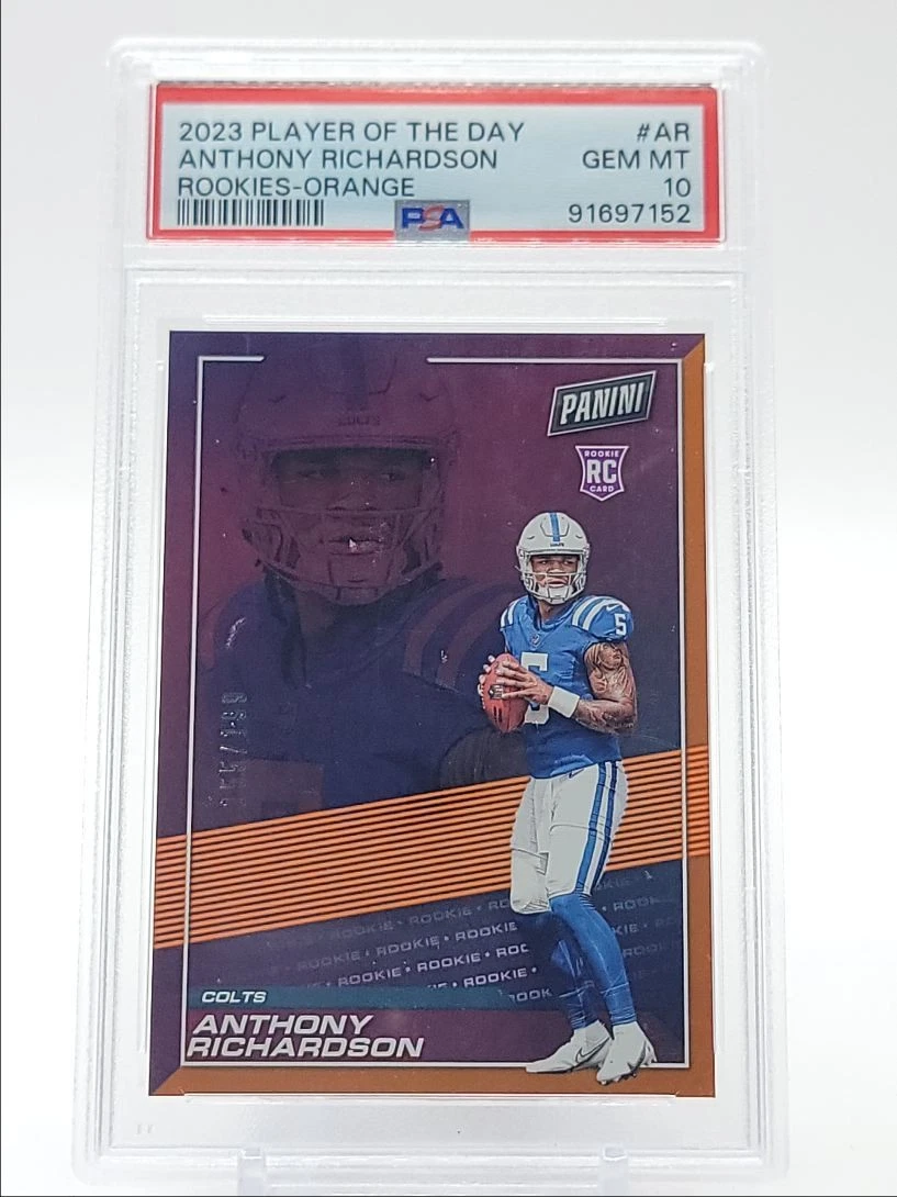 Anthony Richardson Panini Player of the Day Rookies #AR Orange