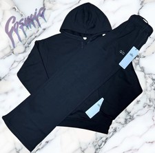 ALO BLACK Full Set Hoodie and Sweatpants Sized XXS-XXL Available