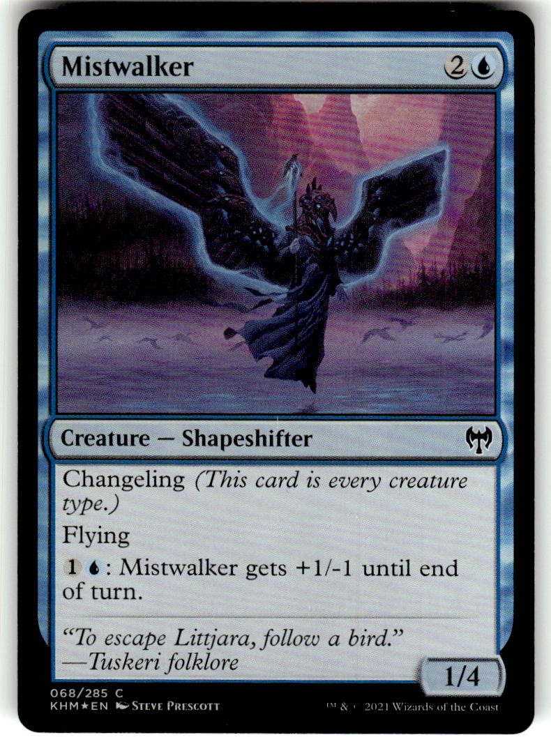 Mistwalker 68 Common Kaldheim Magic: The Gathering Foil Near Mint
